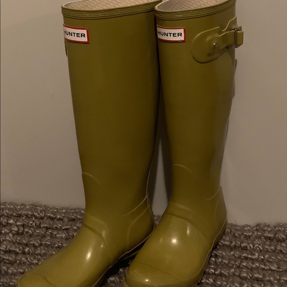 Hunter boots.